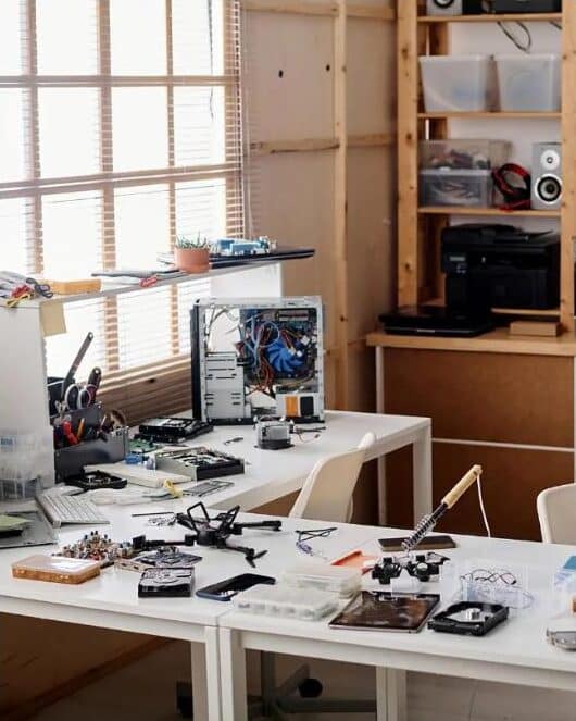 A single product development workbench, representing where IPS started in 2001
