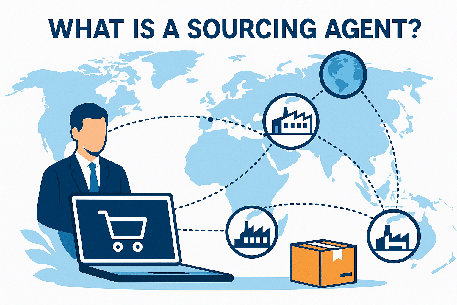 Sourcing agent connecting global factories across Asia for manufacturing and procurement support.