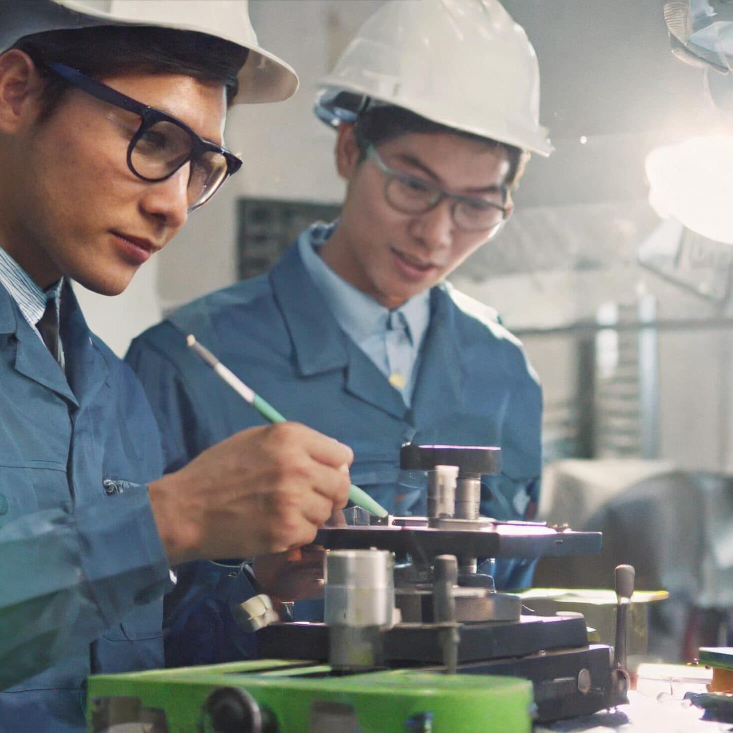 quality control inspections of factory in Asia